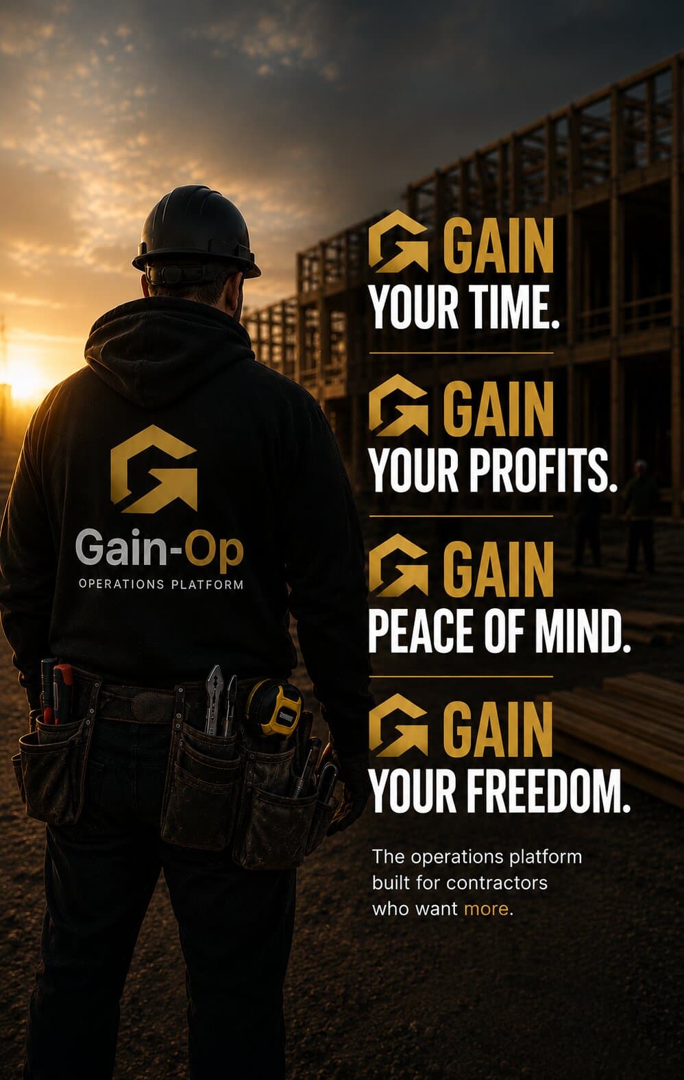 Gain-Op — Gain your time, profits, peace of mind, and freedom